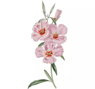 Sticker mural Fleur Orchidée rose - TenStickers