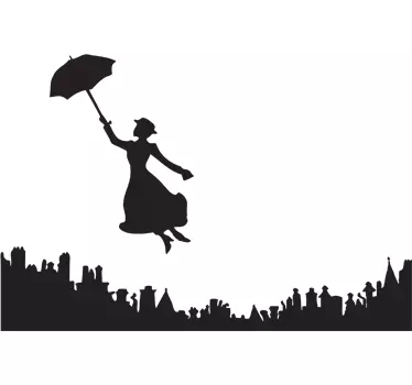 Sticker Mary Poppins - TenStickers