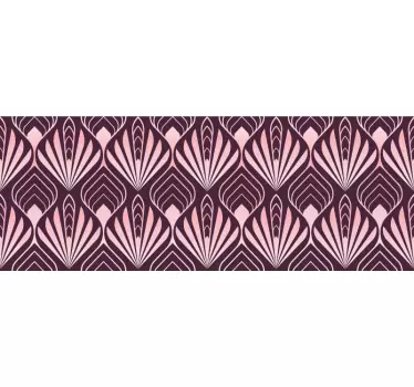 Sticker Deco Meuble Formes abstraites de palmier de rose - TenStickers