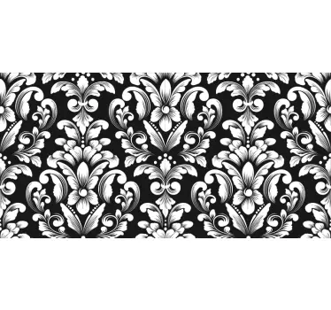 Sticker meuble style baroque floral - TenStickers