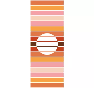 Sticker pour Frigo Réfrigérateur solaire des années 70 - TenStickers