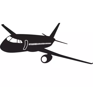 Sticker Mural Avion commercial - TenStickers