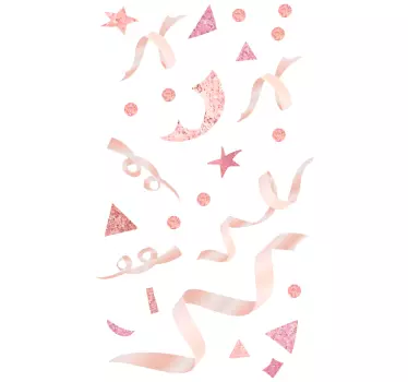 Sticker bébé graphismes pastel ludiques - TenStickers