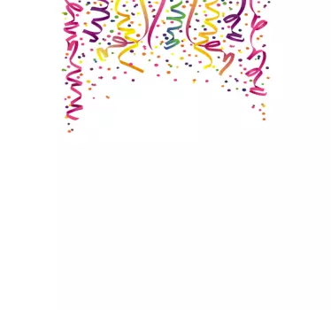 Tableau blanc adhésif confetti - TenStickers