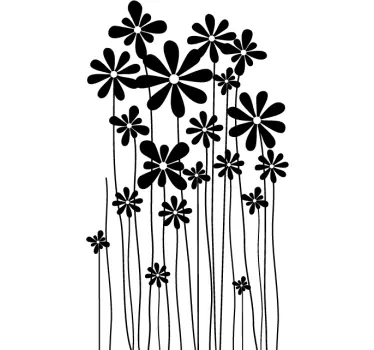Sticker décoratif fleurs coupées - TenStickers