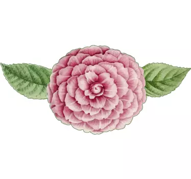 Sticker fleur motif floral épanoui - TenStickers