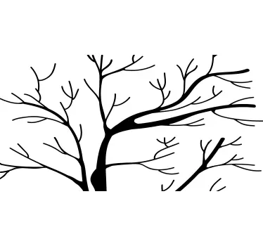 Sticker nature design d'arbre ramifié - TenStickers