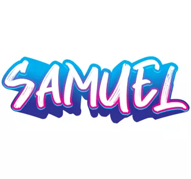 Autocollant Urbain Graffiti personnalisé lumineux - TenStickers