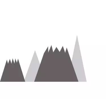 Sticker chambre enfant scène de montagne pour nursery - TenStickers