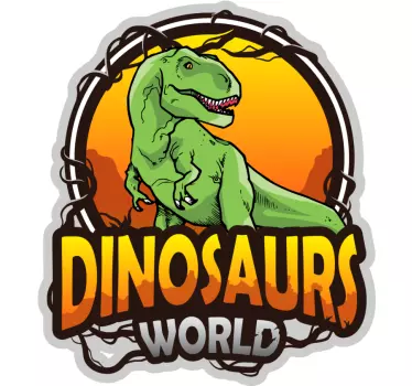 Stickers muraux dinosaure Monde jurassique - TenStickers