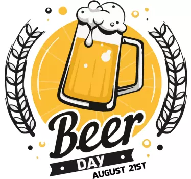 Autocollant Boisson Logo de la bière - TenStickers