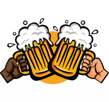 Autocollant Boisson Bière cheers - TenStickers