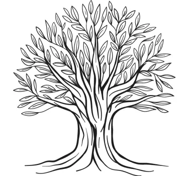 Sticker nature design branches d'arbre - TenStickers