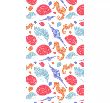 Sticker samsung motif hippocampe - TenStickers