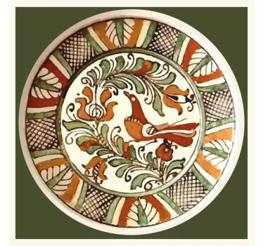Sticker déco motif ornemental circulaire - TenStickers