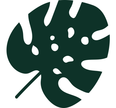 Sticker vélo monstera quitte le vélo - TenStickers