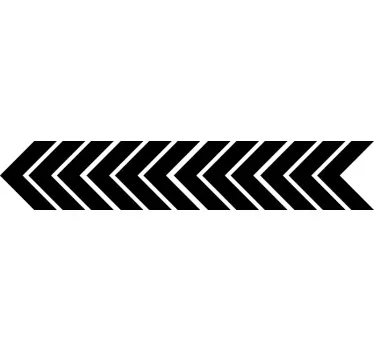 Sticker vélo décoration flèches - TenStickers