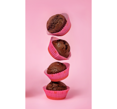 Sticker frigo muffins empilés - TenStickers