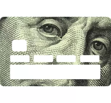 Sticker carte bancaire design personnalisé - TenStickers