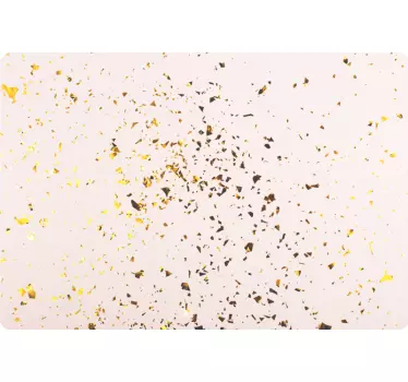 Sticker PC Texture de feuille d'or blanc - TenStickers