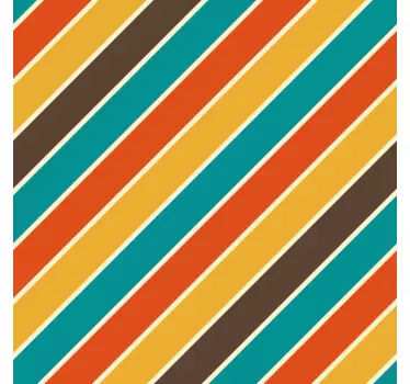 Adhésif meuble motifs diagonaux colorés - TenStickers