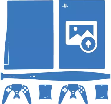 Sticker PS5 personnalisé - TenStickers