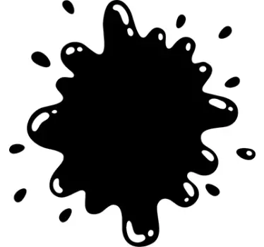 Sticker tache peinture - TenStickers