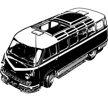 Sticker voiture autobus - TenStickers