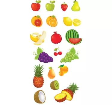 Sticker cuisine fruits variés - TenStickers