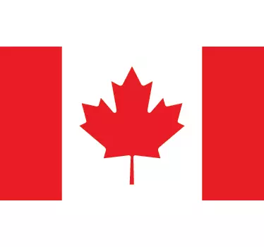 Sticker décoratif drapeau du Canada - TenStickers