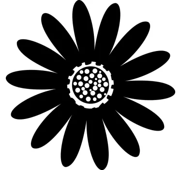 Sticker fleur fleur épanouie - TenStickers