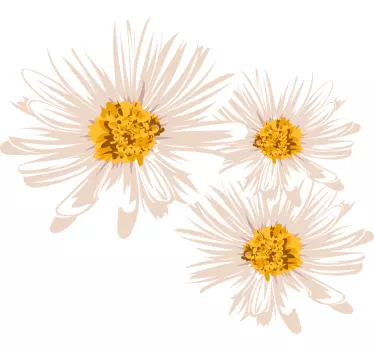Sticker fleur arrangement floral charmant - TenStickers