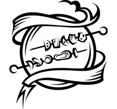 Sticker cuisine brochettes - TenStickers