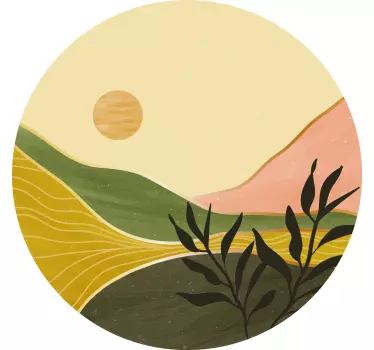 Sticker nature paysage serein - TenStickers