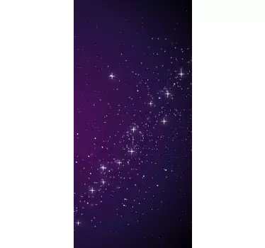 Sticker samsung étoiles violettes - TenStickers