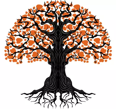 Sticker nature représentation créative d'arbre - TenStickers