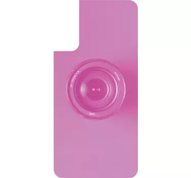 Sticker samsung objectif de caméra rose - TenStickers