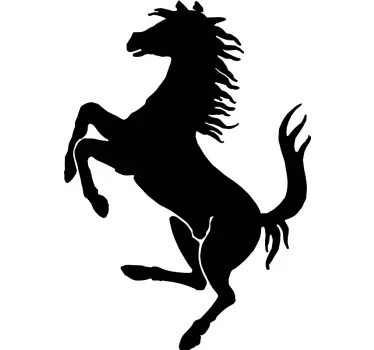 Sticker voiture cheval Ferrari - TenStickers