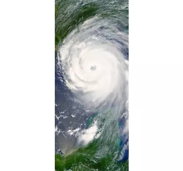 Sticker frigo satellite ouragan - TenStickers