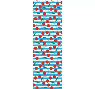 Sticker frigo motif cerises - TenStickers