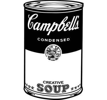 Autocollant mural soupe Campbells - TenStickers