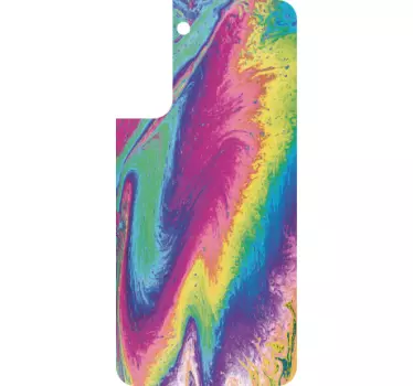 Sticker samsung tourbillon fluide coloré - TenStickers
