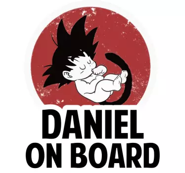 Autocollant bébé à bord design personnalisable - TenStickers