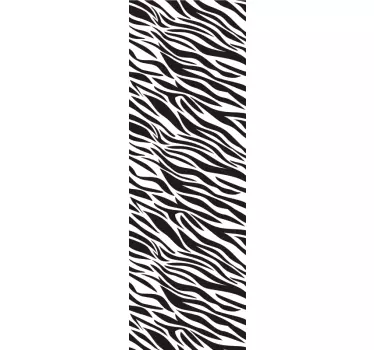 Sticker frigo motif zébré - TenStickers