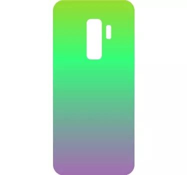 stickers samsung dégradé de couleur violet et vert - TenStickers