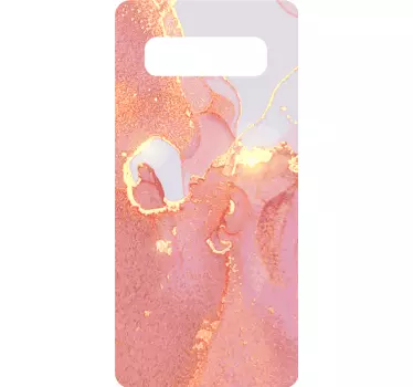 Sticker samsung mélange doré rose - TenStickers