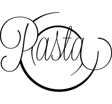 Sticker cuisine pasta - TenStickers