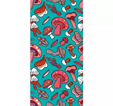 Sticker samsung concept de champignon coloré - TenStickers