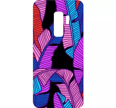 Sticker samsung flore colorée design original - TenStickers