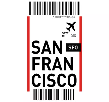 Sticker samsung passe de san francisco - TenStickers